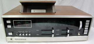 Vintage 1970s 75W Panasonic Home AM FM 8 Track Radio Stereo Player RS 