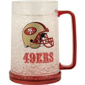  San Francisco 49ers 16 oz. Crystal Freezer Mug Sports 