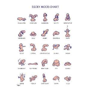  Dicky Mood Chart Birthday Greeting Card 