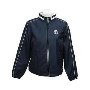 Detroit Tigers Womens Full Zip Jacket with Hidden Hood by 
