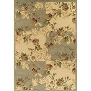  Large Area Rugs Modern Open Floral Garden Tan 8x11 