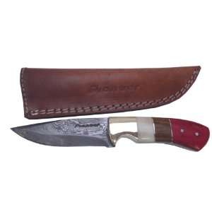 Pioneer Custom Made Damascus Steel Hunting Knife New with Brass 