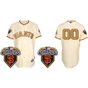 Personalized Wholesale New San Francisco Giants Blank Cream 2011 MLB 