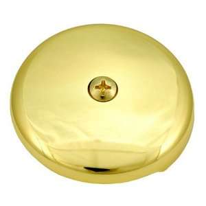  One hole Face Plate for Waste & Overflow, Brass PVD Finish 
