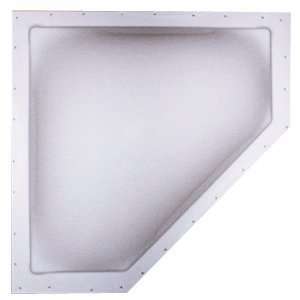   Trailer Neo Angle Skylight, 24 Inch By 12 Inch Hole, White Automotive