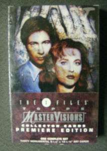 Topps X Files Master Visions Complete Set Sealed Box  