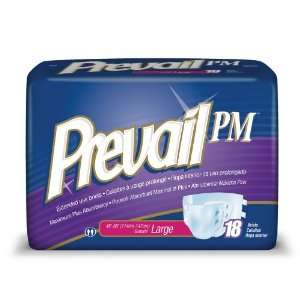  Prevail PM Extended Wear Briefs (Size Large) (by the Bag 
