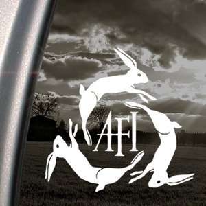  AFI Decal Underground Rabbit Punk Band Car Sticker 
