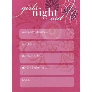  Girls Night Out Invitations   Package of 25 Health 
