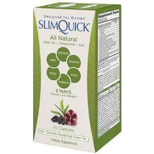  SlimQuick Naturals Weight Loss Caps, 60 ct (Pack of 2 