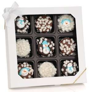 Winter Holiday Chocolate Dipped Oreos Grocery & Gourmet Food