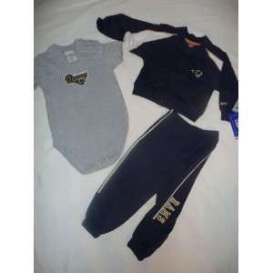    St Louis Rams Baby Infant Onesie Pants 12 Months 3 Piece Set Baby