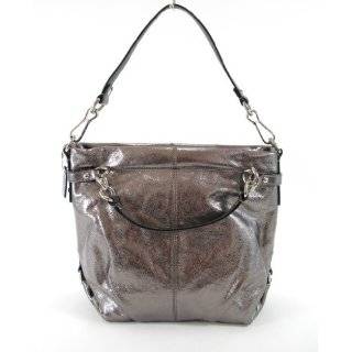 Coach Leather Large Brooke Convertible Hobo Bag Purse 16618 Pewter 