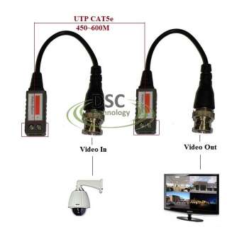 32pcs CCTV Video Baluns BNC Cat5 Coaxial Cables Extender  