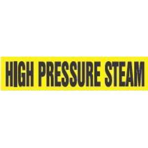 HIGH PRESSURE STEAM   Cling Tite Pipe Markers   outside diameter 1 1/2 