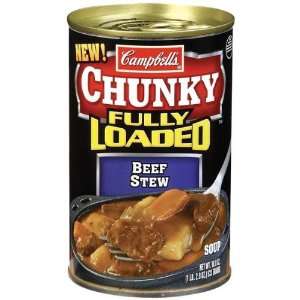 Campbells Chunky Soup Fully Loaded Beef Stew   12 Pack  
