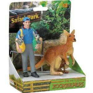  Safari Ltd Safari Land Joe and Aussie Zookeeper Toys 