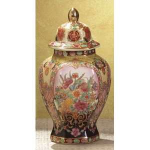  Oriental Ginger Jar   Flowers