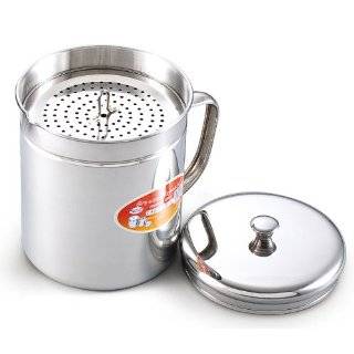 Cook N Home 1 1/2 Quart Stainless Oil Storage