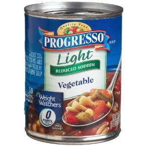 Progresso Light Reduced Sodium Vegetable Soup, 12 pk  