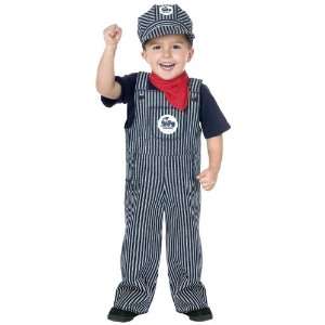  Train Engineer Costume Child Toddler 2T Uniforms Toys 