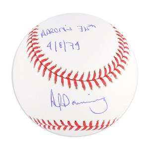 Mounted Memories Los Angeles Dodgers Al Downing Autographed Baseball 