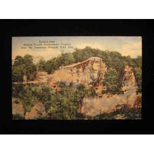Lovers Leap Natural Tunnel, SW Virginia 1930s Postcard