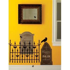  Martha Stewart Crafts Halloween Graveyard Wall Cling Arts 