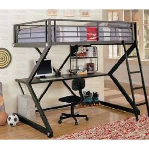  Coaster Workstation Loft Bed Coaster Bunk Beds Furniture & Decor