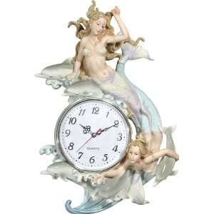  Mermaid Wall Clock, 12w X 18h