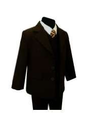 Gino Giovanni Formal Boy Brown Suit From Baby to Teen