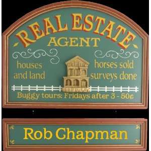  Real Estate Agent Cw Clever Amusing Sign 