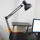 swing arm desk lamp black table lighting clamp on desk