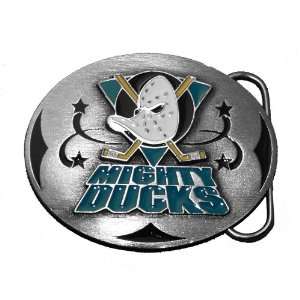  Anaheim Mighty Ducks NHL Hockey Belt Buckle Ice Sports 