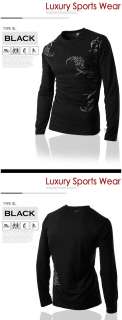 Premium Black White Sports Wear Casual Tatoo Coolon Mens T Shirts M,L 