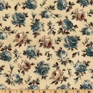  44 Wide Washingtons Legacy Floral Cream Fabric By The 