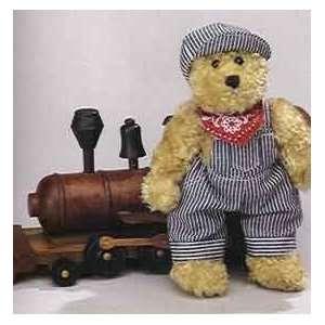  Railroad Engineer Teddy Bear Toys & Games