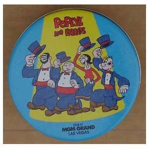 Popeye 1993 M G M Grand Las Vegas Promotional Collector`s 