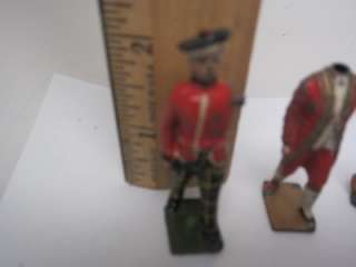 Lead Toy Soldier 13pc LOT Britains Damaged Repair pieces Assorted 