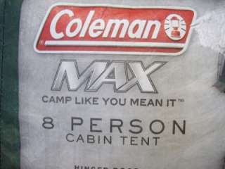 Coleman MAX 8 Person Cabin Tent (13X9X6)  