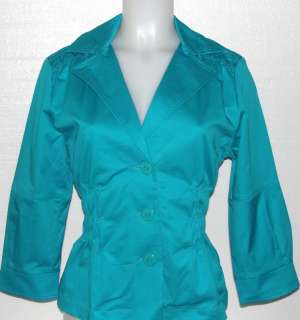   Joan Rivers Signature 3/4 Sleeve Crop Jacket w/ Ruching Detail  