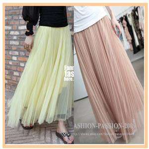   Gorgeous Stunning Chic Style Classic Chiffon Long Skirt 5 Colors