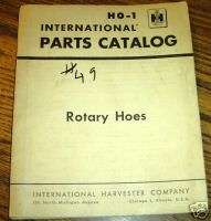 IH Tractor Drawn 3, 4 & 224 Rotary Hoe Parts Catalog  