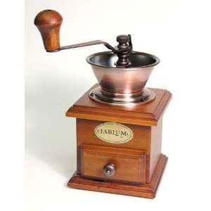 Jablum Antique Coffee Mill Gift Box with 4 oz whole bean  