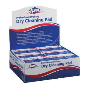  (Price/EA)Alvin 1248D Display Dry Cleaning Pads 12Pc 