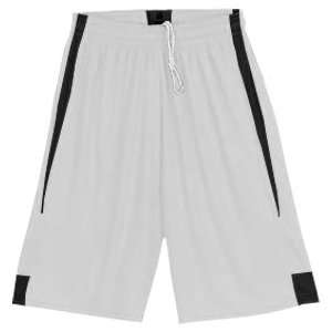 Badger B Jam Dazzle Basketball Shorts WHITE/BLACK YS  