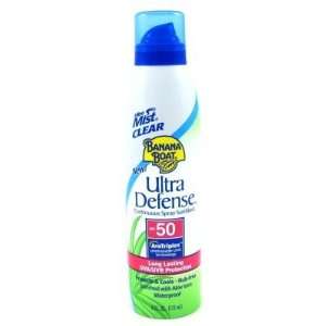 Banana Boat Ultra Defense SPF#50 Continuous Spray 6 oz. (3 Pack) with 