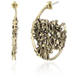  Bronzed by Barse Guinevere Hoop Earrings Jewelry