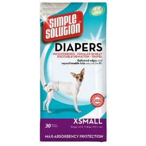   Solution Disposable Diapers, Extra Small, 30 Count