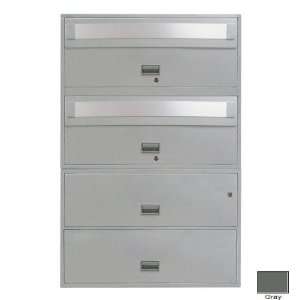   3HD431 G 43 in. Insulated Side Tab Lateral File   Gray